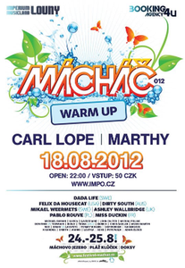 Macháč warm up-párty Louny